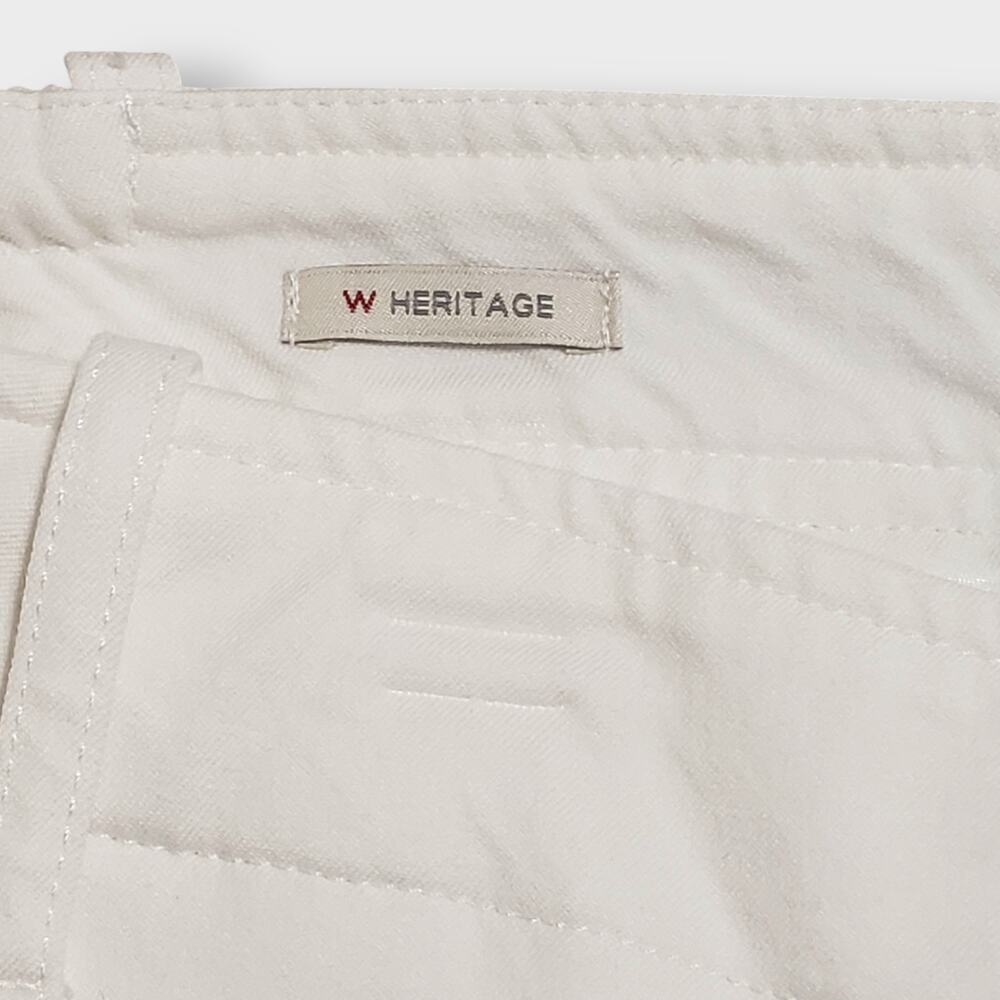 Talbots Woman Heritage White‎ Straight Cropped Pants 22W Stretch Pockets Summer - Picture 7 of 12